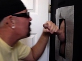 Gloryhole bottom BJ DILF gets banged