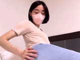 Amateur Asian teen sucks this big hard cock