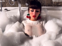 Beautiful brunette in sexy solo fingering masturbation 1 wmv