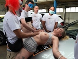 Hot blondes wild group sex