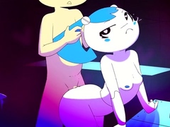 Hentai chick enjoys anal sex at the gym