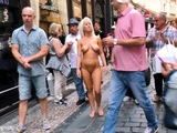 Amateur blonde cutie fucked hard in public