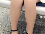 Gorgeous blonde teen Kelly Candy foot fetish