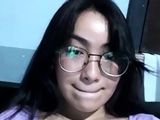 Amateur Asian teen sucks this big hard cock