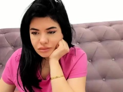 Hottest brunette solo webcam masturbation 2