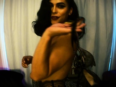 First time amateur brunette solo with dildo