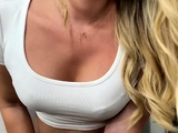 Big Tits Tranny Strokes her Big Cock