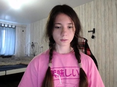 Amateur Webcam Teen Flashes Masturbates