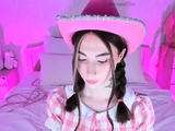 Cute amateur webcam teen girl toying pussy on webcam