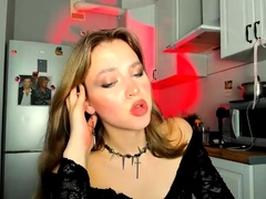 Amateur striptease and Solo masturbation