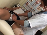 Amateur asian doc gives head to patient