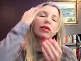 Blonde amateur MILF pov toys fingering shaved cunt