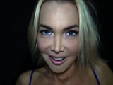 Blonde hottie with big boobs and