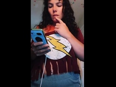 Cute Amateur Brunette Naughty In Solo Jerking Show On Camera