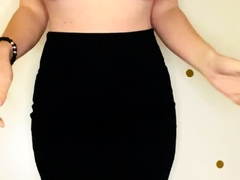 Close up cock jerking solo