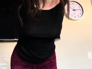 Hottest brunette solo webcam masturbation 2