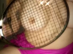 Great Big Boobs On Masturbating Redhead