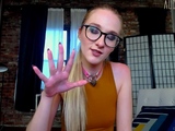 Curly Blonde Teen Records Solo Dildo Masturbation More at