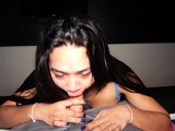 Curvy Asian ladyboy happy end massage