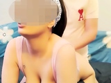 Wow, what a mischievous step sister! She's got a red-hot