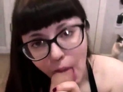 Blowjob cumshot whore gargles pov bukkake fetish cum