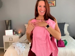 Great Big Boobs On Masturbating Redhead