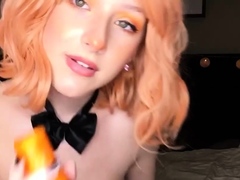 Diddly Easter Bunny Eats a Carrot Lewd ASMR Video